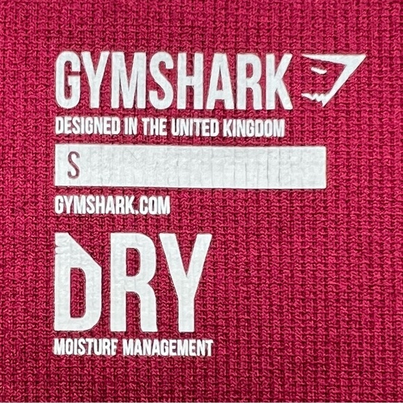 Gymshark High Waist Laser Cut Seamless Cropped Leggings. Beet Root Maroon Small - Picture 5 of 17